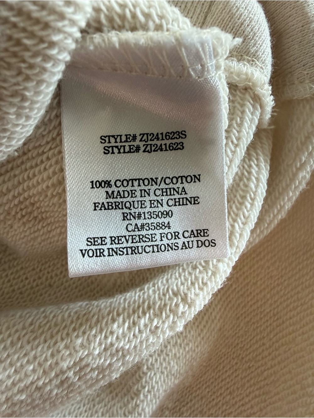 Z SUPPLY All Day Knit Jacket Shacket French Terry Sandstone Beige Small - Picture 8 of 10